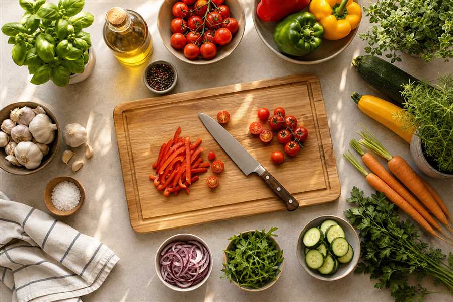 Ingredientes na cozinha